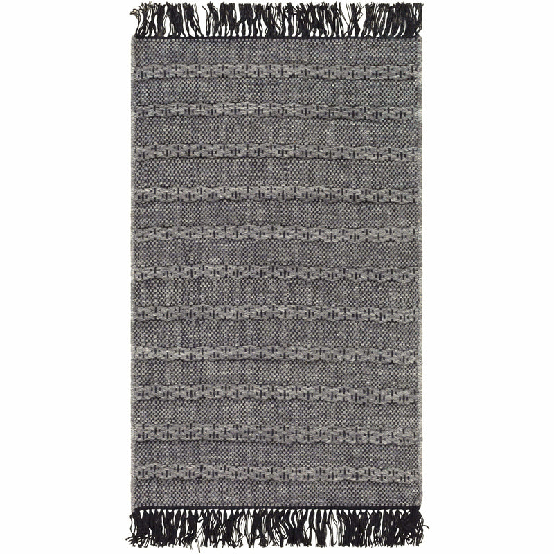 Azalea Black & Gray Hand Woven Rug