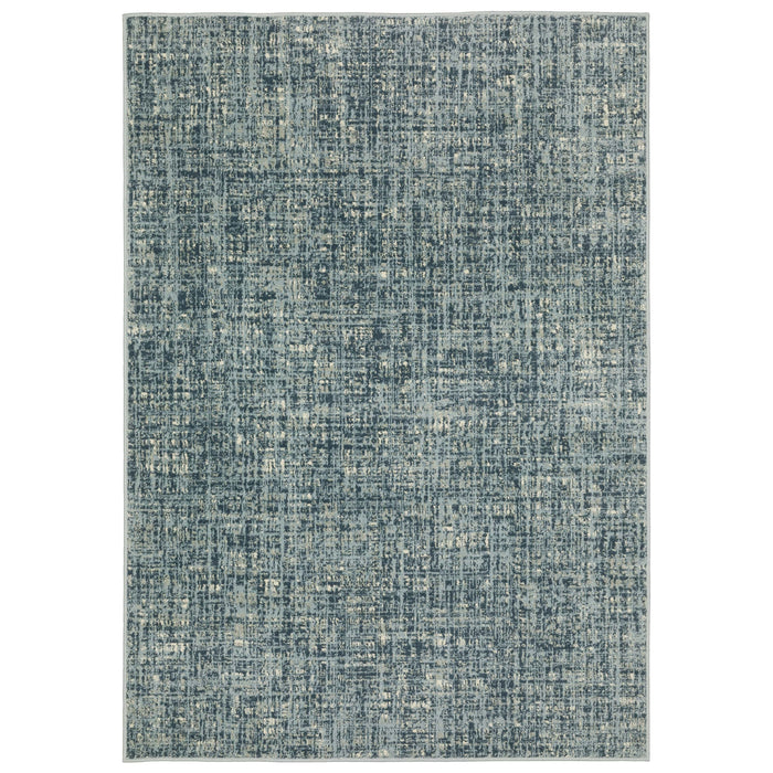 Branson Blue Abstract Rug