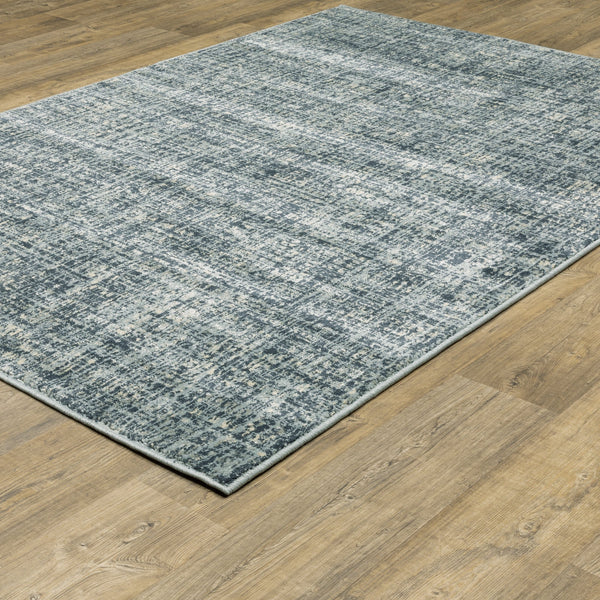 Branson Blue Abstract Rug