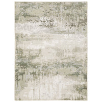 Caravan Beige & Green Contemporary Rug