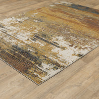 Caravan Copper & Beige Contemporary Rug