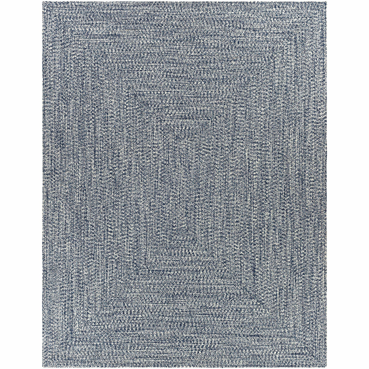 Chesapeake Bay Blue & Cream Outdoor Rug