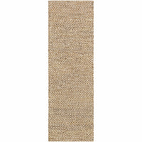 Curacao Taupe & Cream Jute Rug