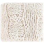 Denton Ivory Wool-Acrylic Throw