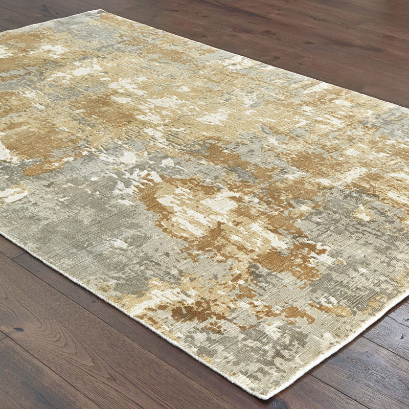 Formations Brown Multi-Colored Casual Rug