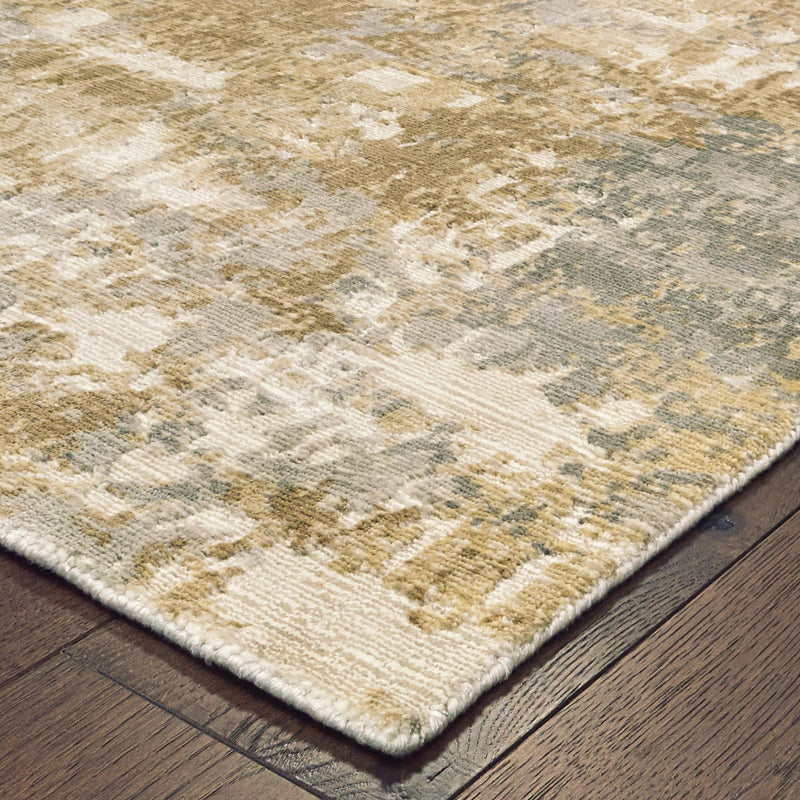 Formations Brown Multi-Colored Casual Rug