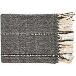 Galway Charcoal Cotton Throw