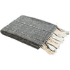 Galway Charcoal Cotton Throw