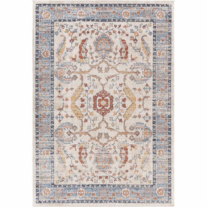 Huntington Beach Denim & Light Beige Rug