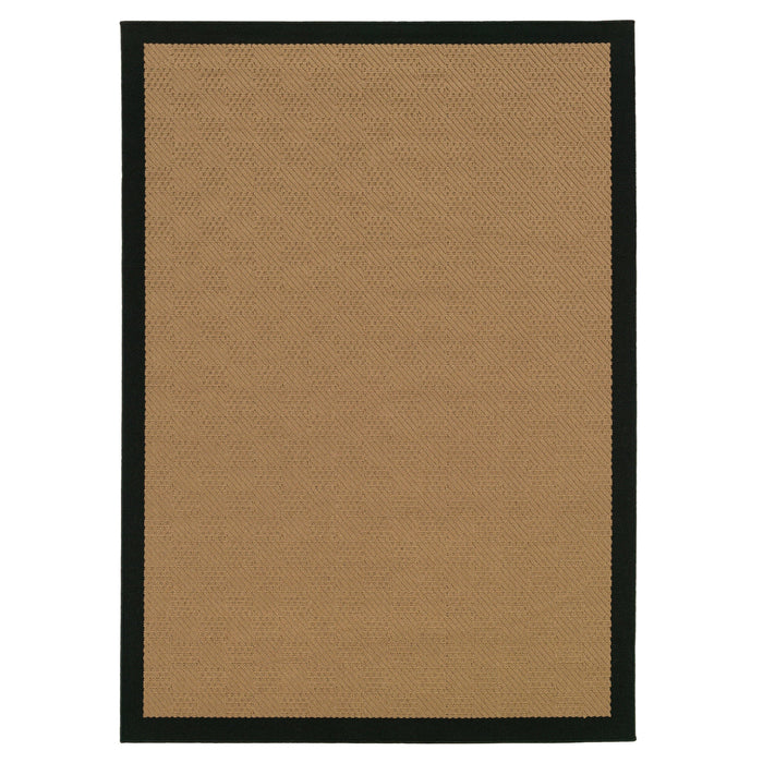 Lanai Beige & Black Outdoor Rug