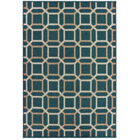 Latitude Blue & Grey Outdoor Rug