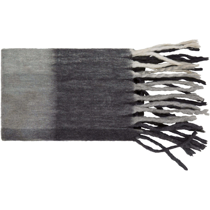 Lanose Light Gray & Charcoal Throw