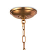 Southern Living Natural Brass Globe Pendant