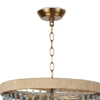 Milos Aqua Beaded Chandelier