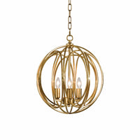 Ofelia Pendant Medium Gold Leaf