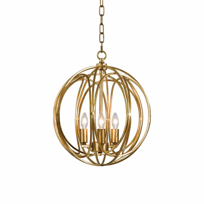 Ofelia Pendant Medium Gold Leaf