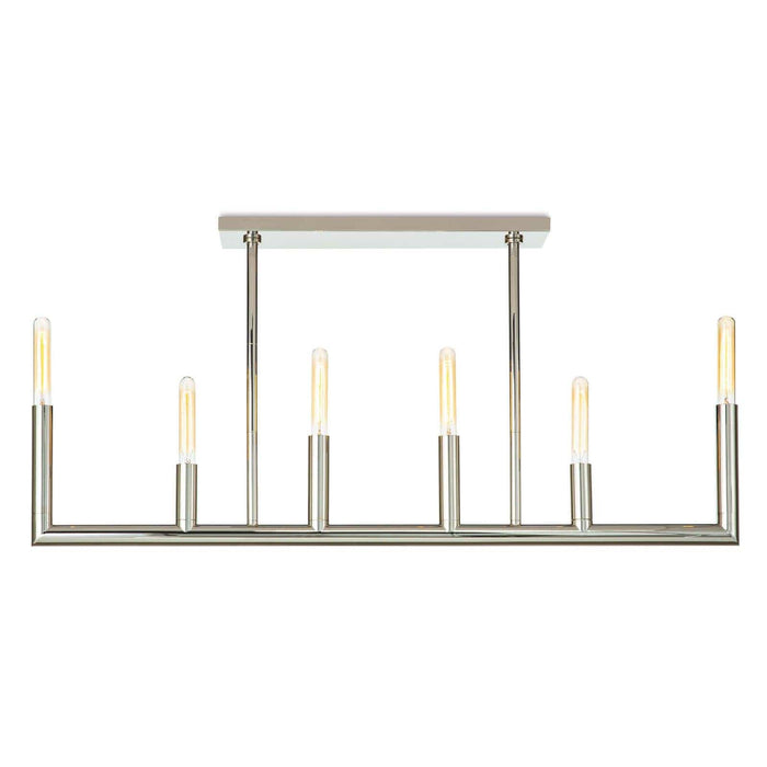 Wolfe Linear Chandelier Polished Nickel