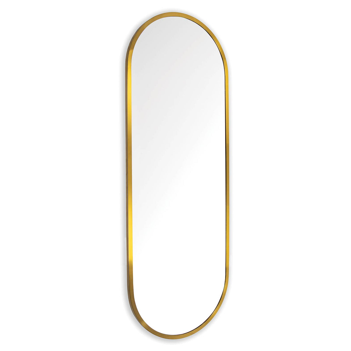 Doris Dressing Room Mirror Large Natural Brass