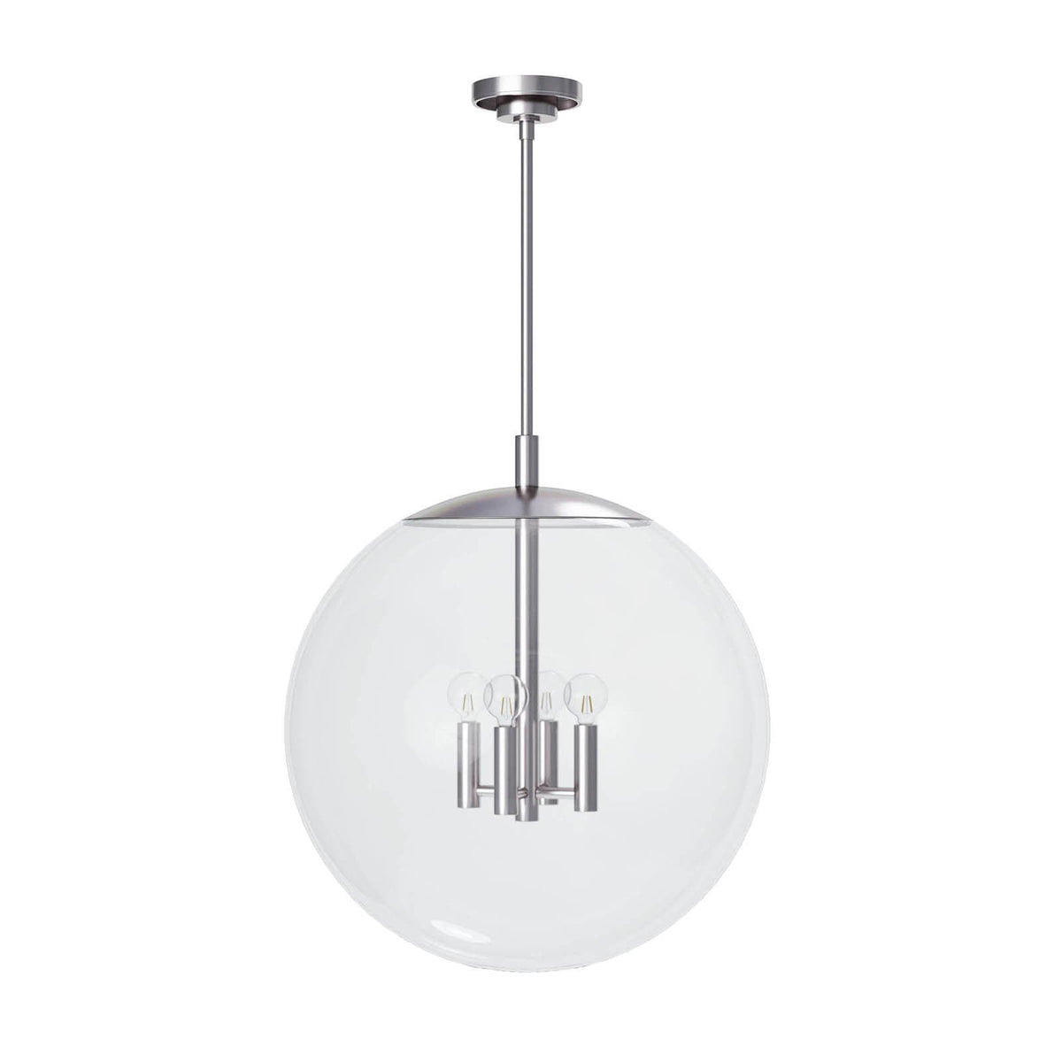 Coastal Living Cafe Pendant Large Polished Nickel