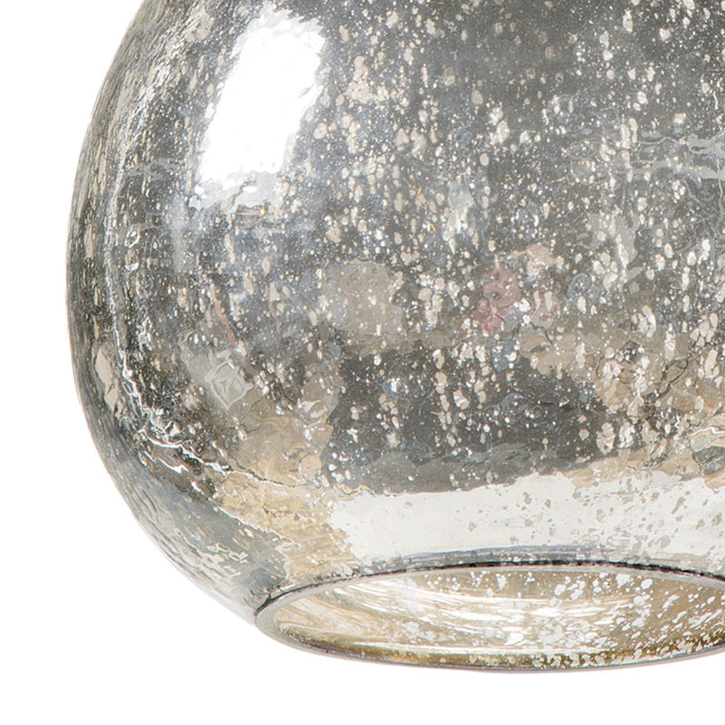 Glass Float Pendant Antique Mercury
