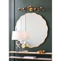 Candice Gold Leaf Mirror