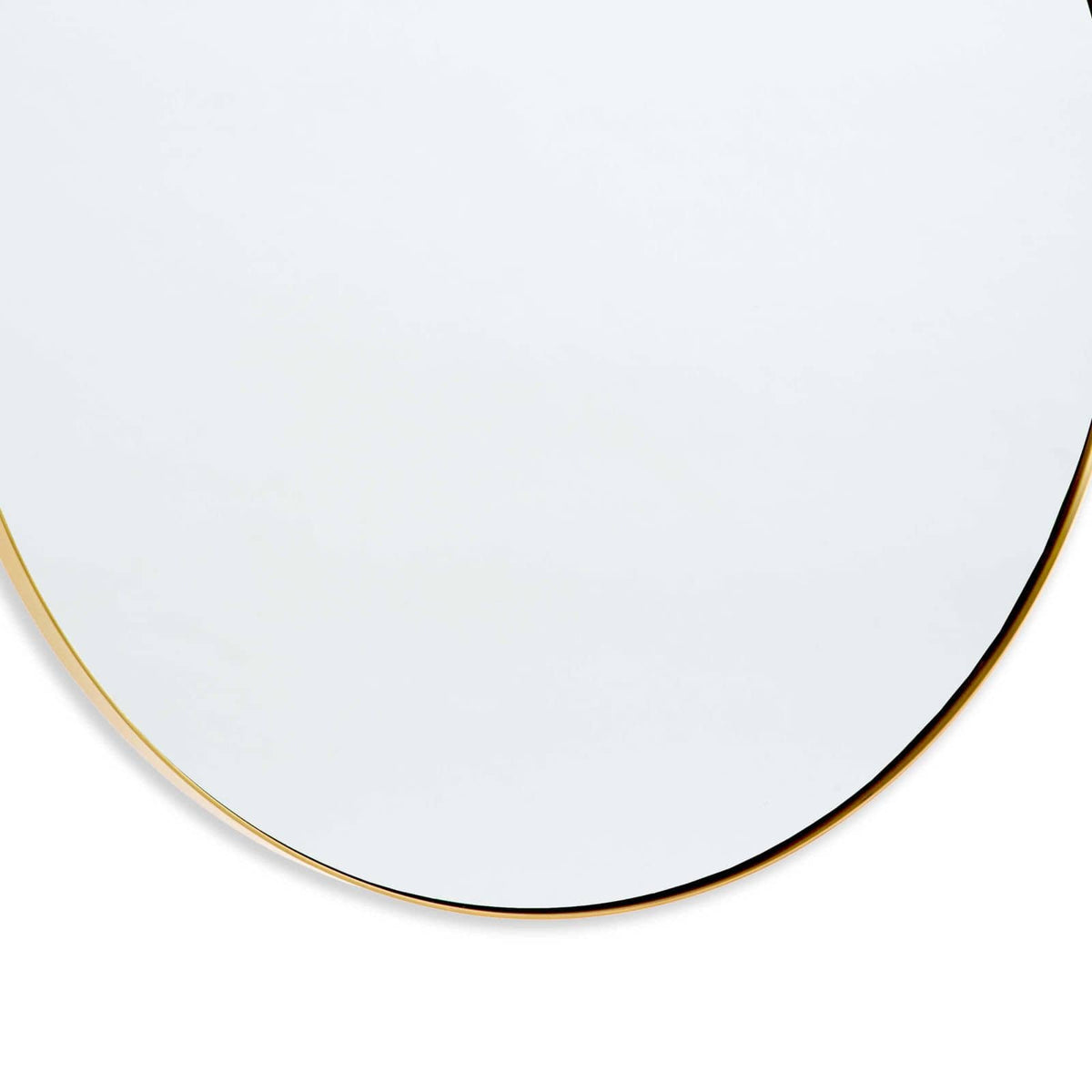 Rowen Mirror Natural Brass