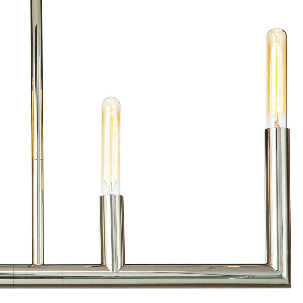 Wolfe Linear Chandelier Polished Nickel