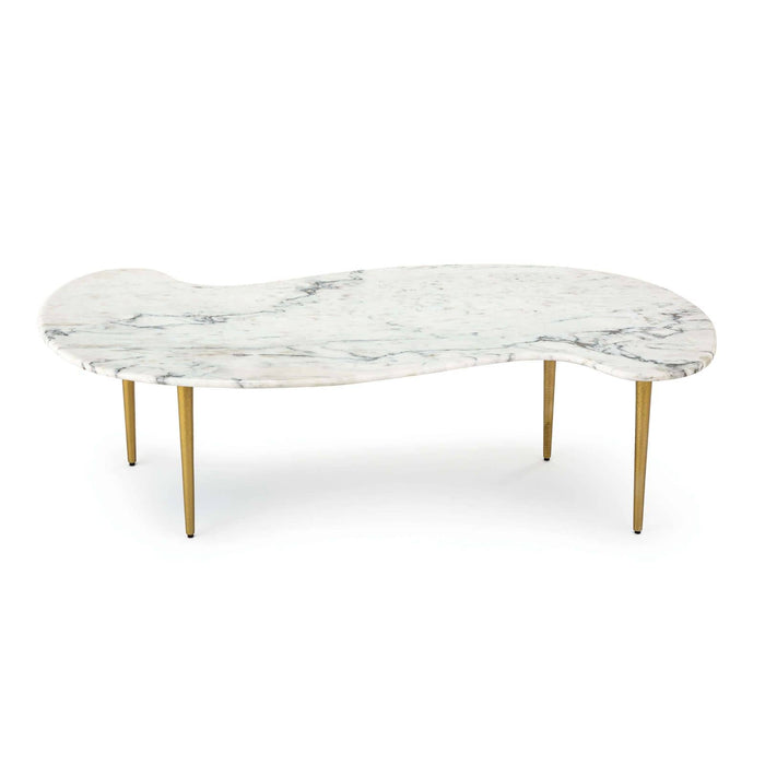 Jagger Marble Cocktail Table White