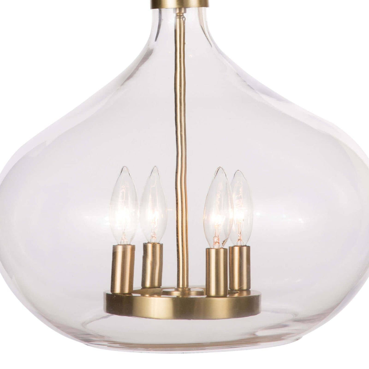 Dover Pendant Natural Brass