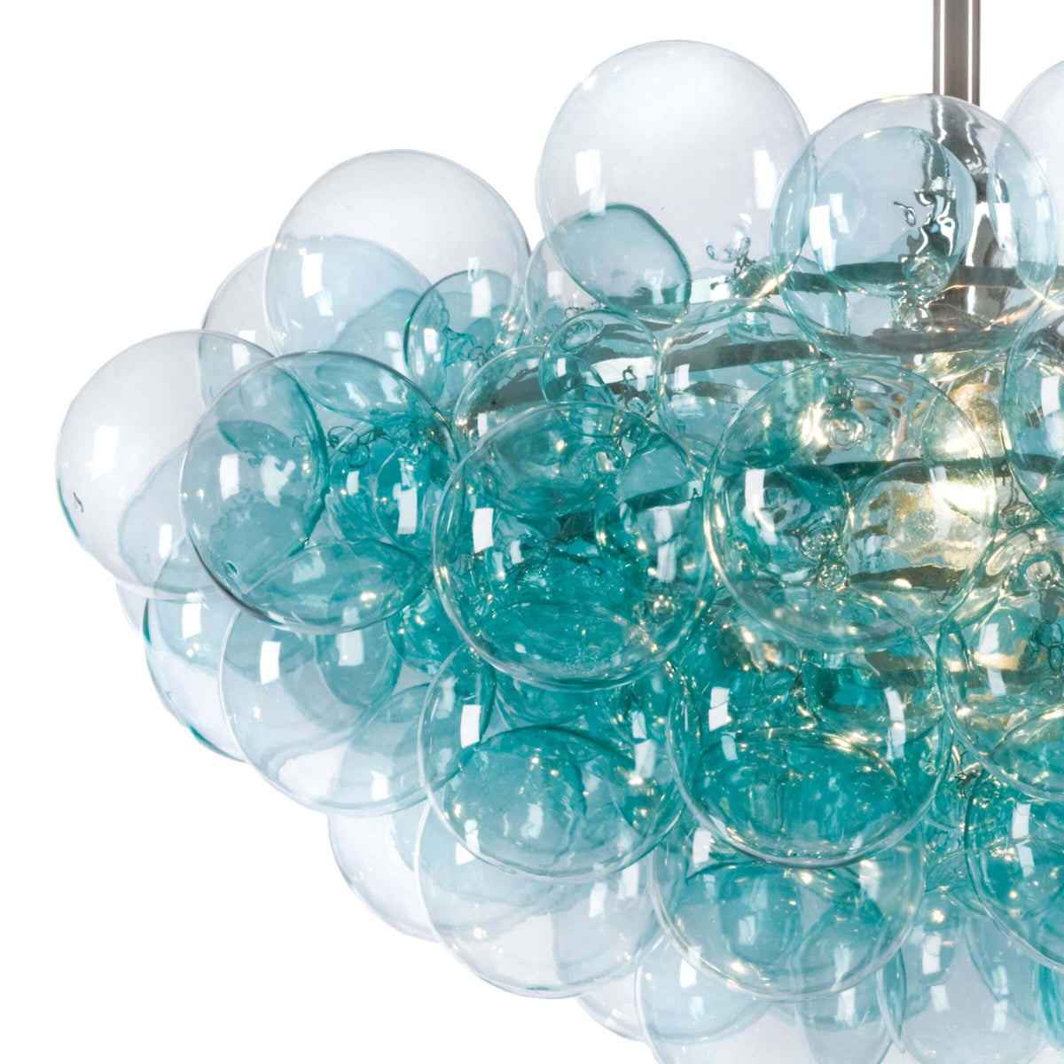 Bubbles Chandelier Aqua