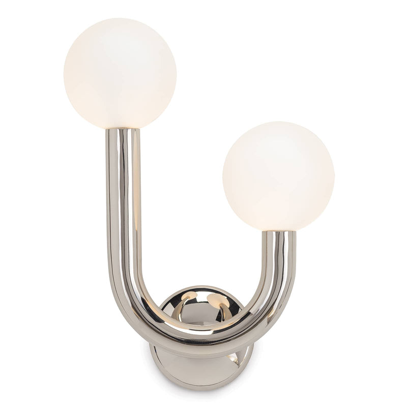 Happy Sconce Right Side Polished Nickel