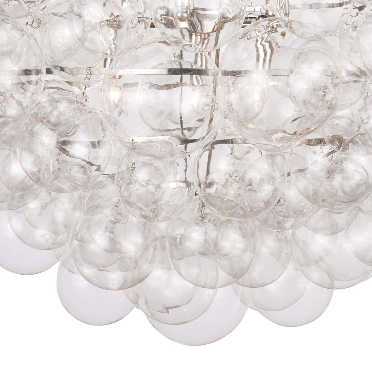 Nimbus Glass Chandelier Clear