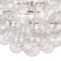 Nimbus Glass Chandelier Clear