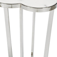 Clover Table Polished Nickel