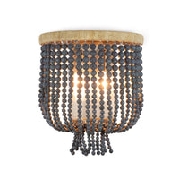 Milos Dark Blue Beaded Sconce