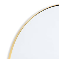 Rowen Mirror Natural Brass