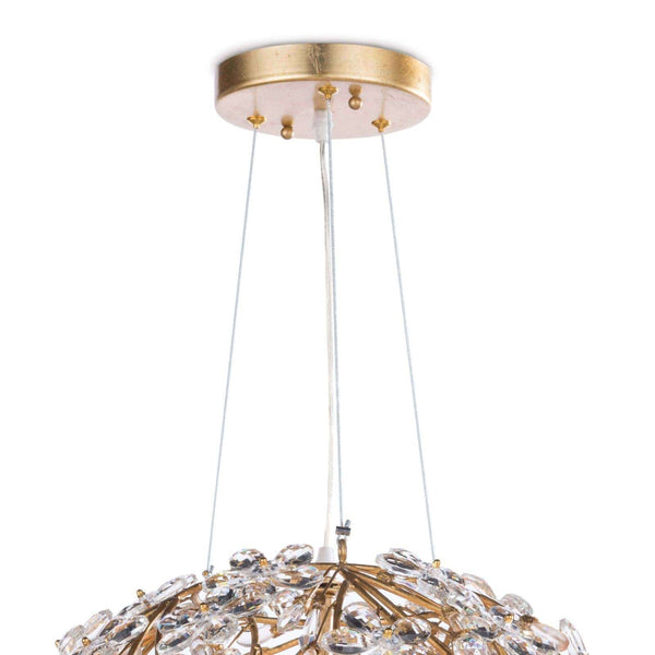 Cheshire Chandelier Small Gold Leaf