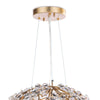 Cheshire Chandelier Small Gold Leaf