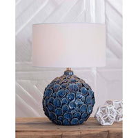 Lucia Ceramic Table Lamp Blue