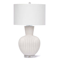 Madrid Ceramic Table Lamp White