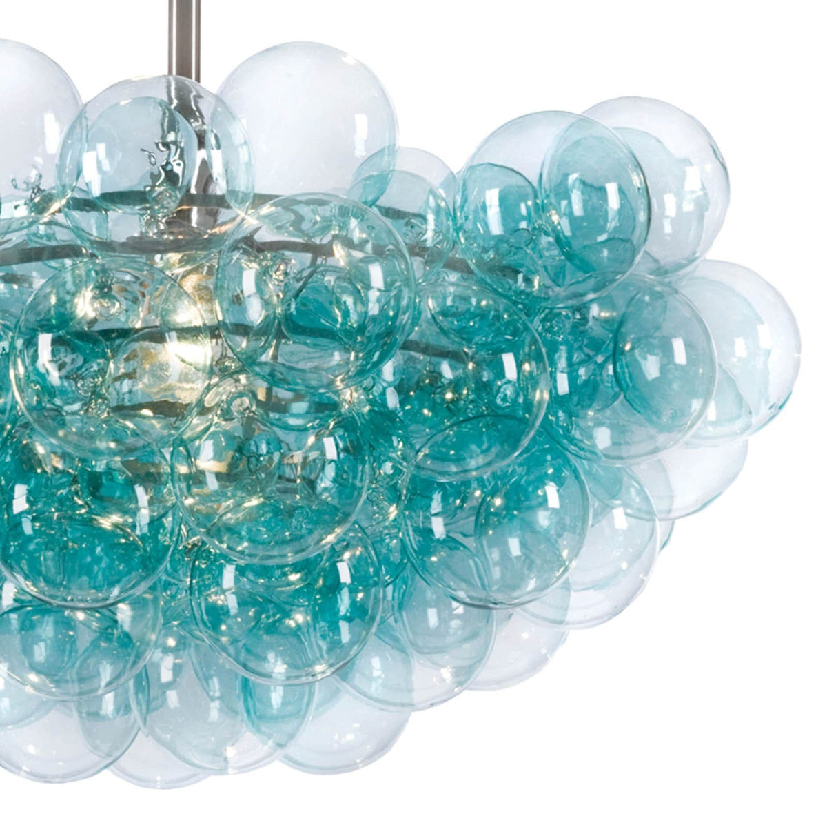 Bubbles Chandelier Aqua