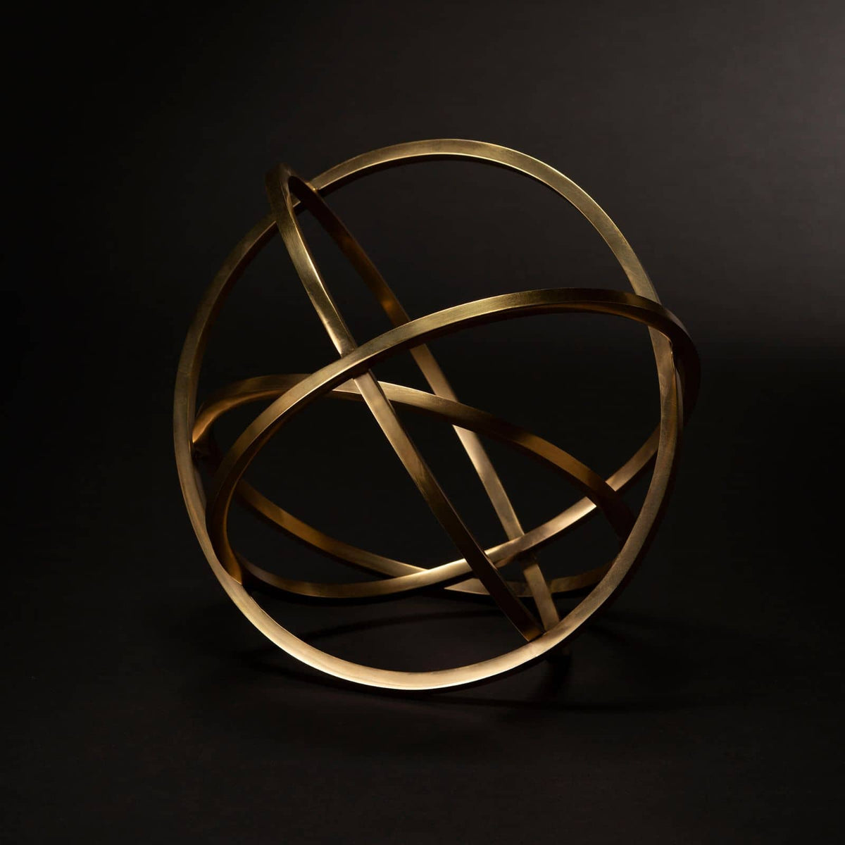 Ellipse Table Top Accessory Brass