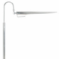 Raven Floor Lamp Polished Nickel