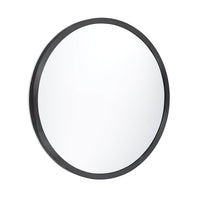 Doris Round Mirror Steel