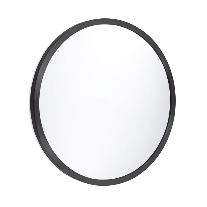 Doris Round Mirror Steel