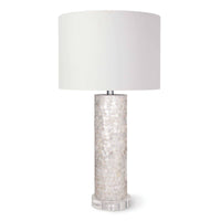 Scalloped Capiz Table Lamp