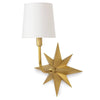 Etoile Sconce Natural Brass
