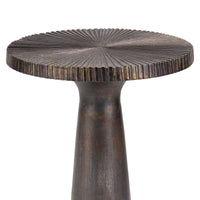 Ellis Blackened Zinc Accent Table