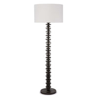 Fishbone Floor Lamp Ebony