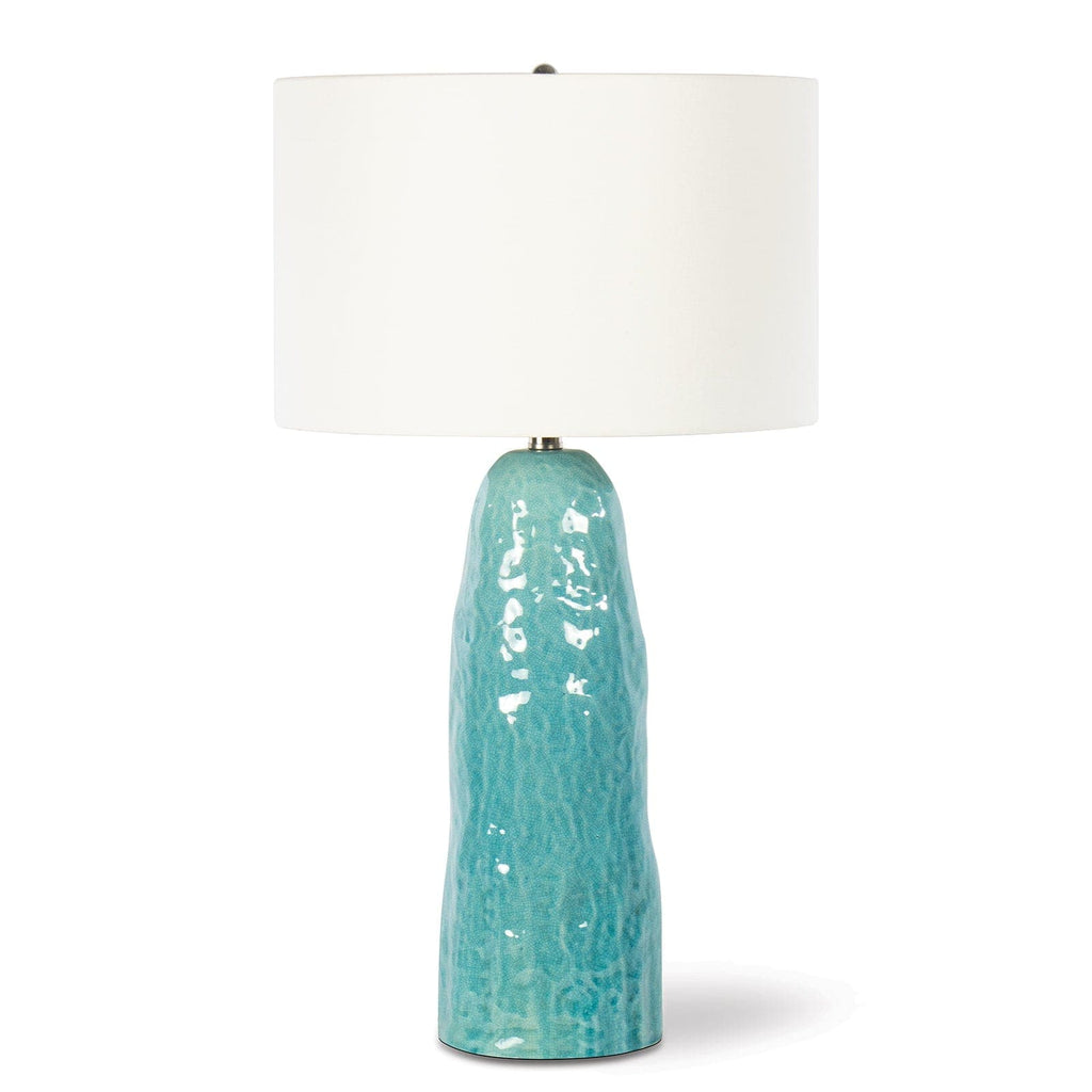 Coastal Living Turquoise Getaway Ceramic Table Lamp